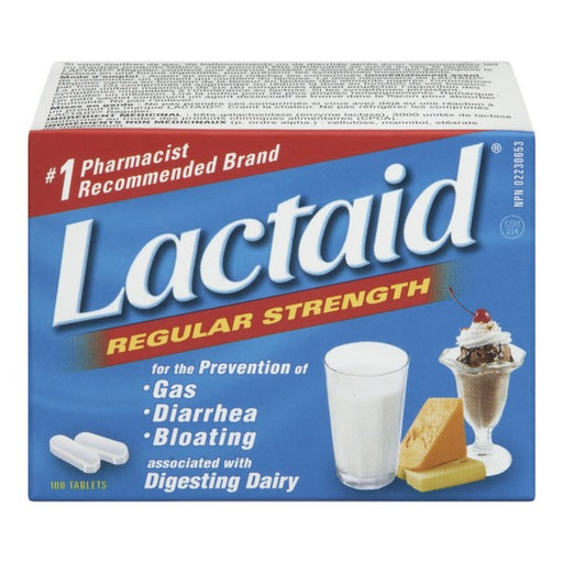 Lactaid Regular Strength Tablets