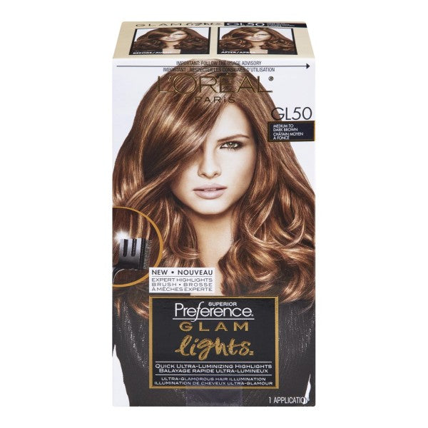 L'Oreal Paris Superior Preference Glam Lights Medium To Dark Brown