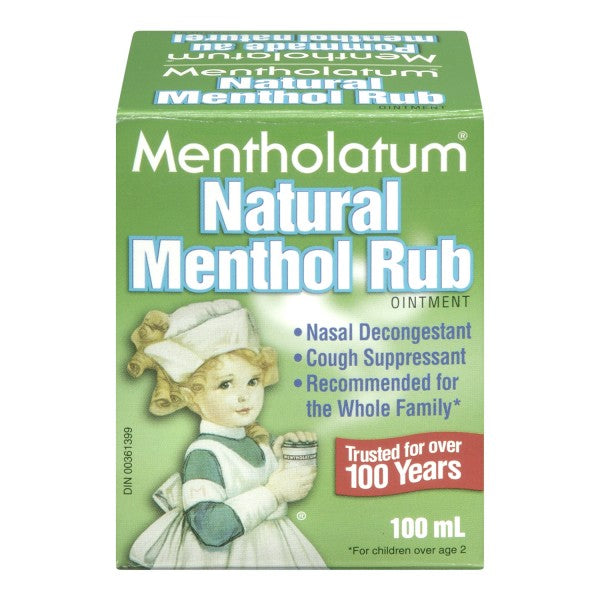 Mentholatum Natural Menthol Rub