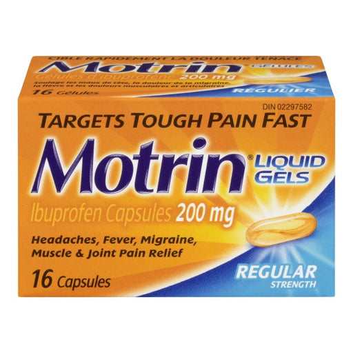 Motrin IB Regular Strength Ibuprofen Liquid Gels