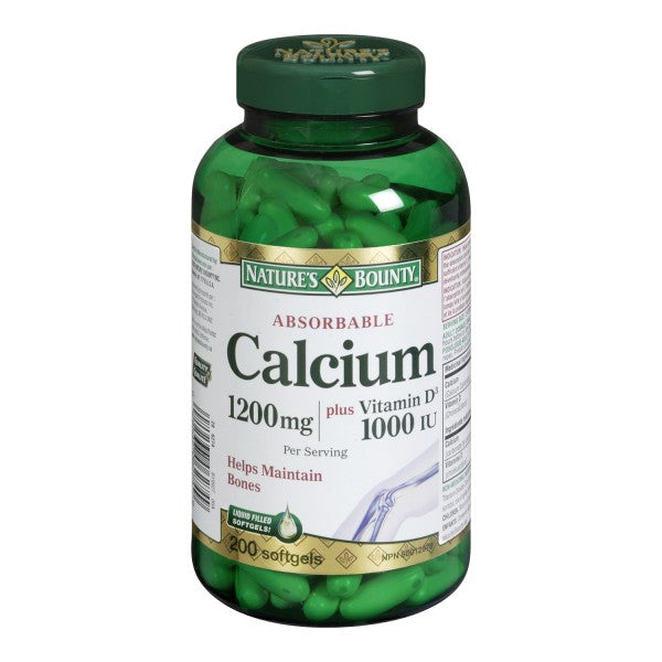Nature's Bounty Absorbable Calcium Plus Vitamin D3