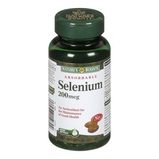 Nature's Bounty Absorbable Selenium Liquid Softgels