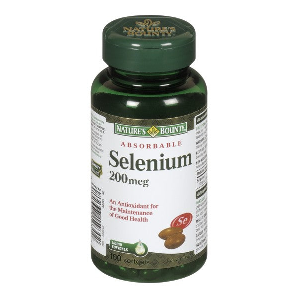 Nature's Bounty Absorbable Selenium Liquid Softgels