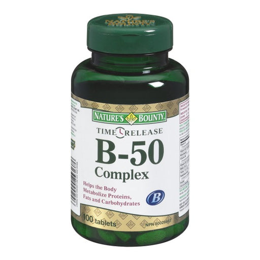 Nature's Bounty B-50 Complex Tablets