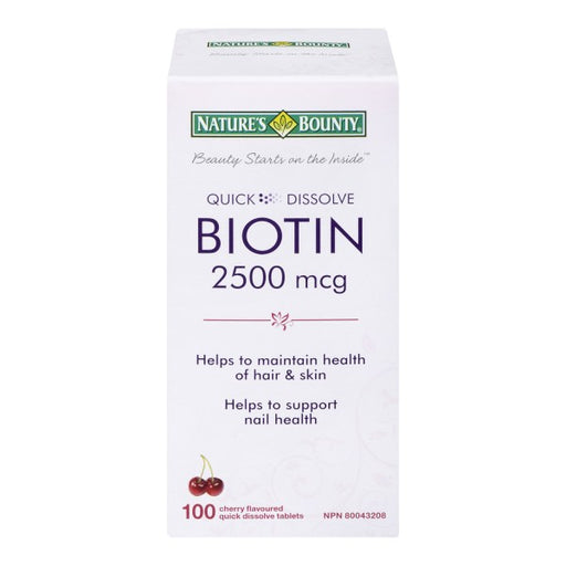 Nature's Bounty Biotin Quick Dissolve Tablets