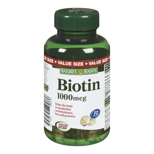 Nature's Bounty Biotin Tablets