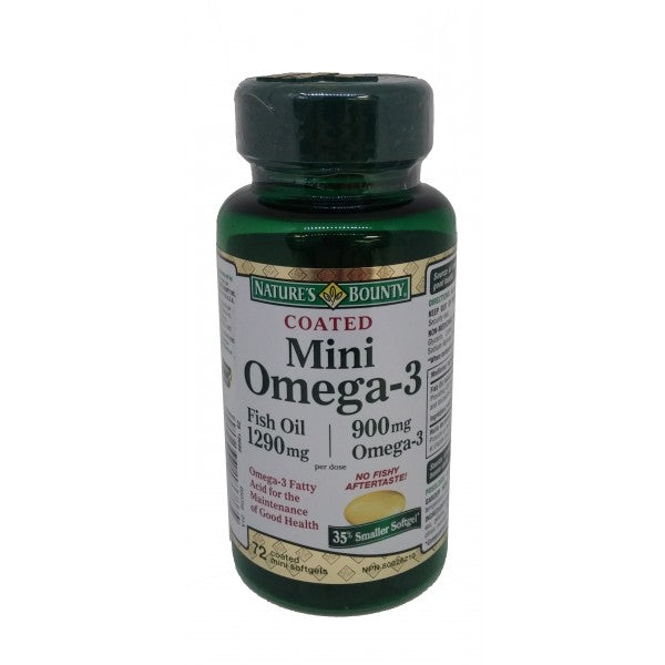 Nature's Bounty Coated Mini Omega-3 Softgels
