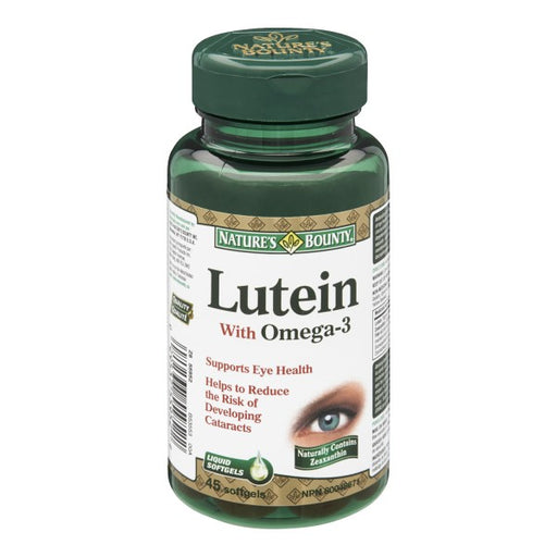 Nature's Bounty Lutein with Omega-3 Liquid Softgels