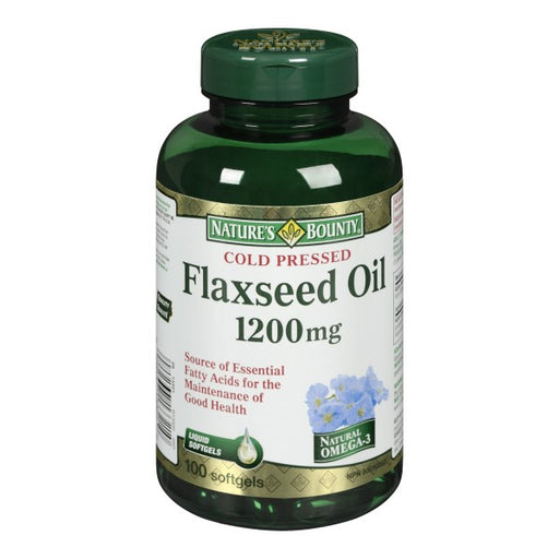 Nature's Bounty Organic Flaxseed Oil