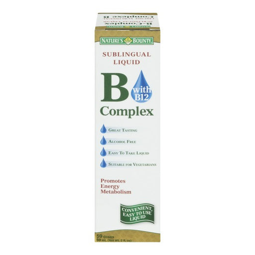 Nature's Bounty Sublingual Liquid B Complex