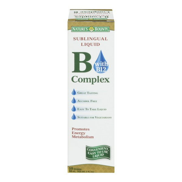 Nature's Bounty Sublingual Liquid B Complex