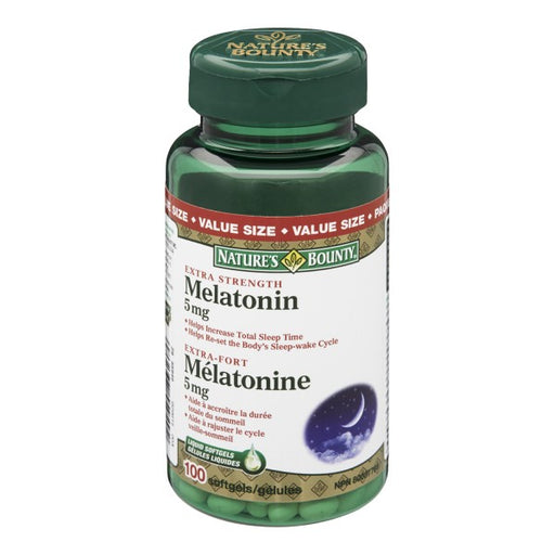 Nature's Bounty Value Size Extra Strength Melatonin Liquid Softgels