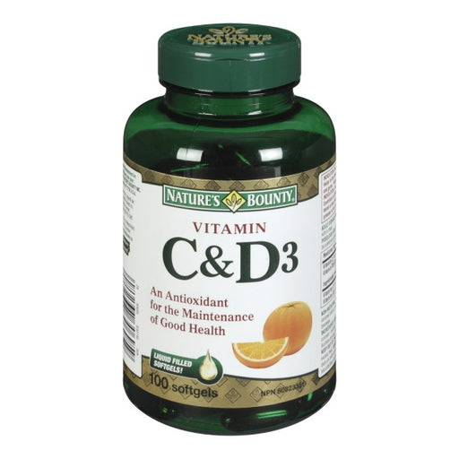 Nature's Bounty Vitamin C & D3