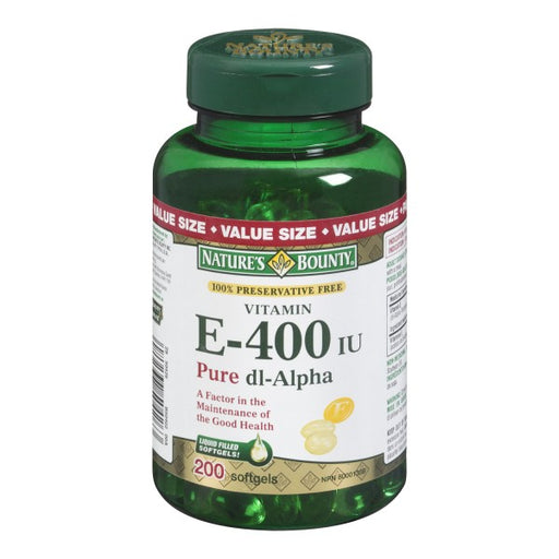 Nature's Bounty Vitamin E