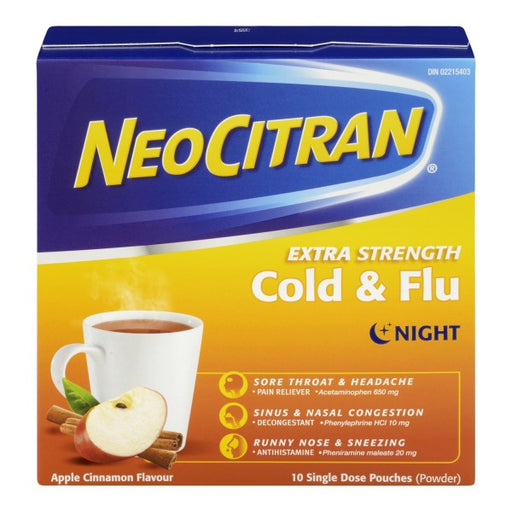 NeoCitran Cold & Flu Night Relief Powder