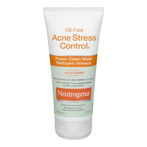 Neutrogena Oil-Free Acne Stress Control Power-Cream Wash