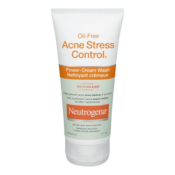 Neutrogena Oil-Free Acne Stress Control Power-Cream Wash