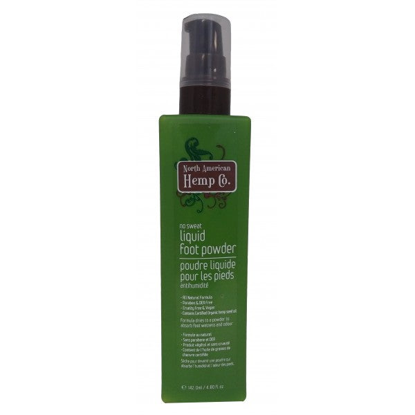 North American Hemp Co. No Sweat Liquid Foot Powder