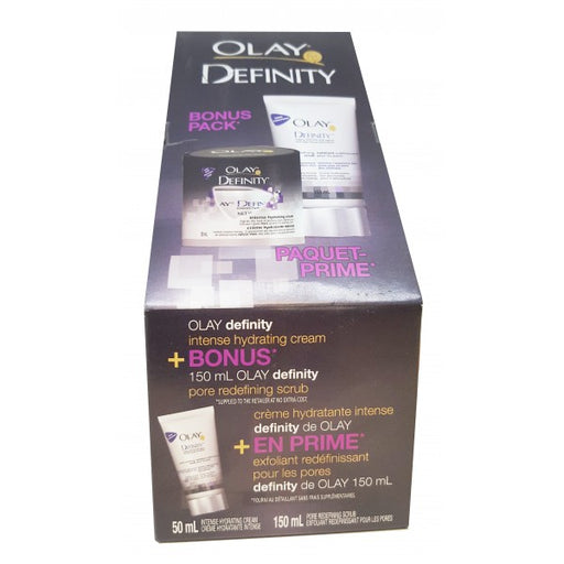 Olay Definity Intense Hydrating Cream + Bonus Pore Redefining Scrub