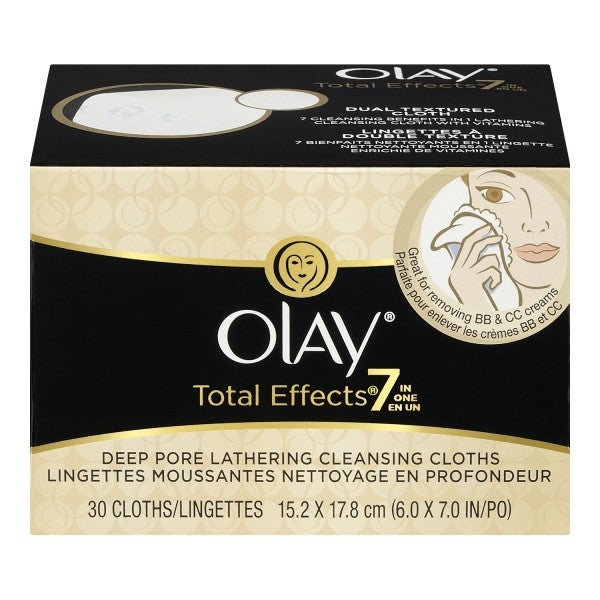 Olay Total Effects 7-in-1 Deep Pore Lathering Cleansing Cloths