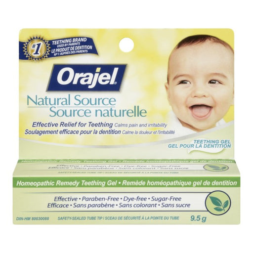 Orajel Natural Source Homeopathic Teething Gel