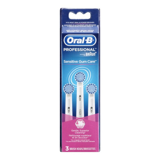 Oral-B Professional Sensitive Gum Care Replacement Brush Heads