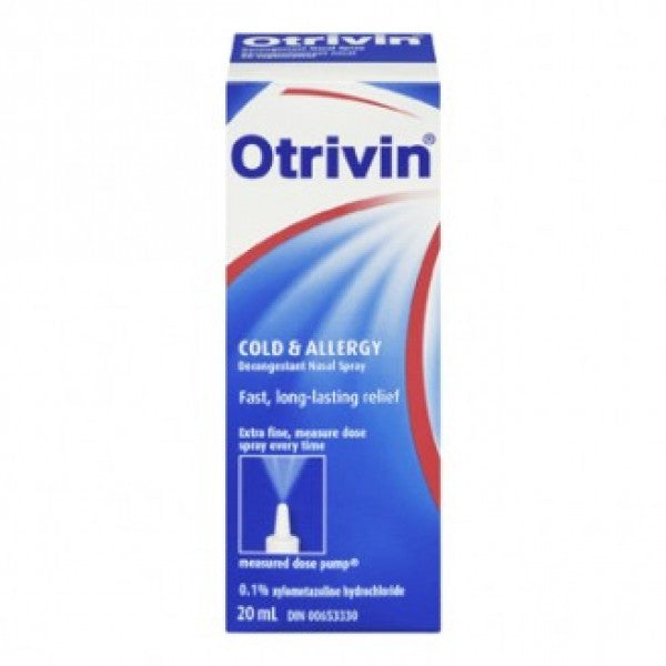 Otrivin Cold & Allergy Nasal Decongestant Spray