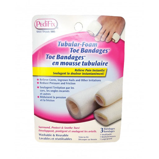 Pedifix Tubular-Foam Toe Bandages