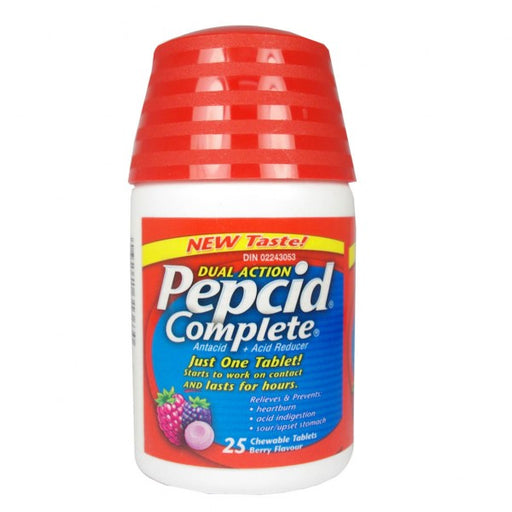 Pepcid Complete Dual Action Chewable Tablets , Berry