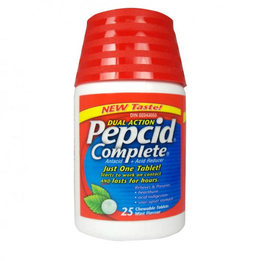 Pepcid Complete Dual Action Chewable Tablets , Mint