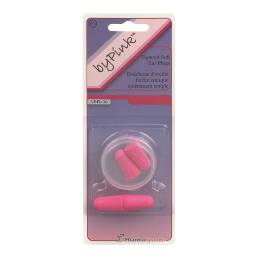 PharmaSystems byPink Tapered Soft Ear Plugs