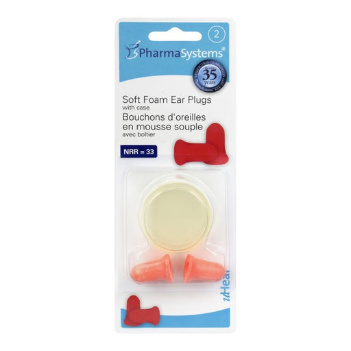 PharmaSystems Soft Foam Ear Plugs