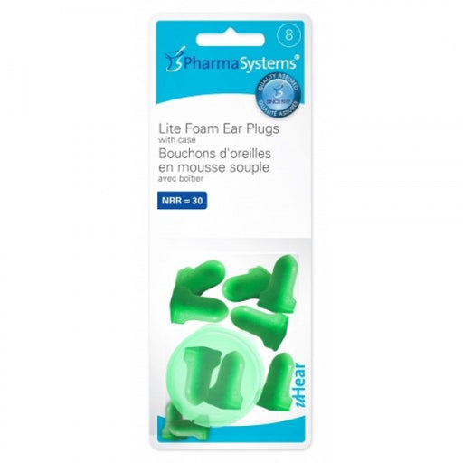PharmaSystems uHear Neon-Lite Foam T-Shaped Ear Plugs