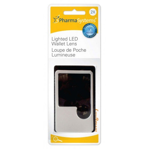 PharmaSystems uMagnify Lighted LED Wallet Lens