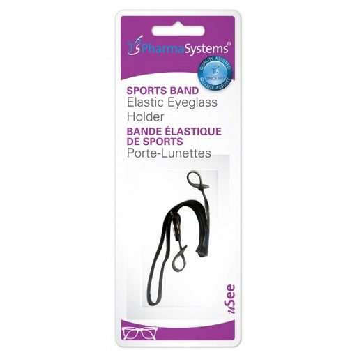 PharmaSystems uSee Sports Band Elastic Eyeglass Holder