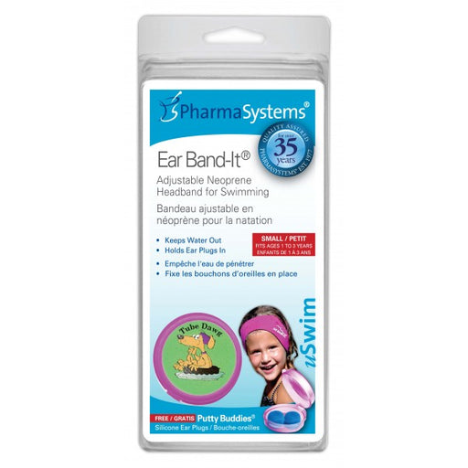 PharmaSystems uSwim Ear Band-It Adjustable Neoprene Headband for Swimming