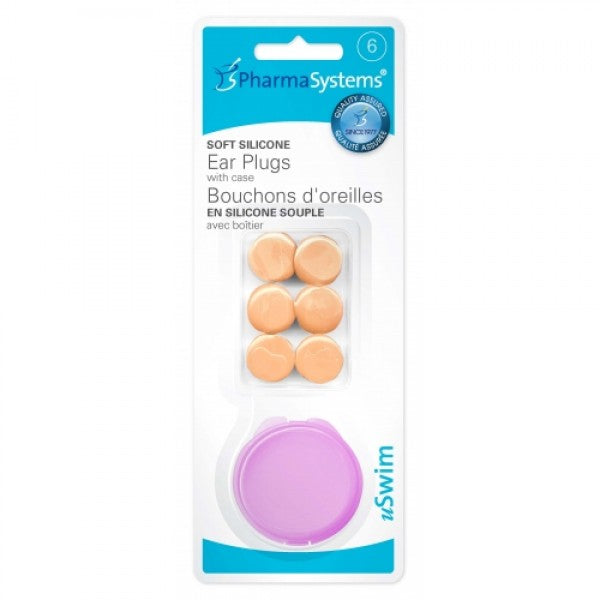 PharmaSystems uSwim Soft Silicone Ear Plugs