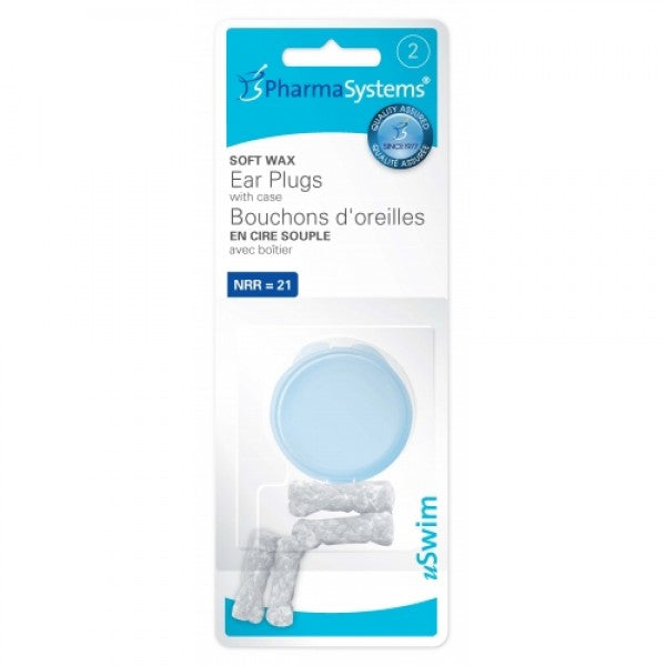 PharmaSystems uSwim Soft Wax Ear Plugs