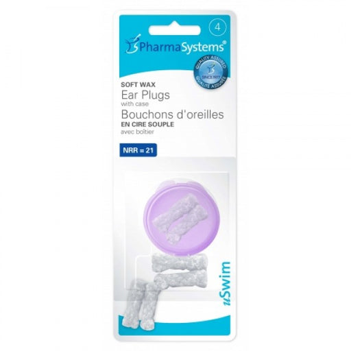 PharmaSystems uSwim Soft Wax Ear Plugs