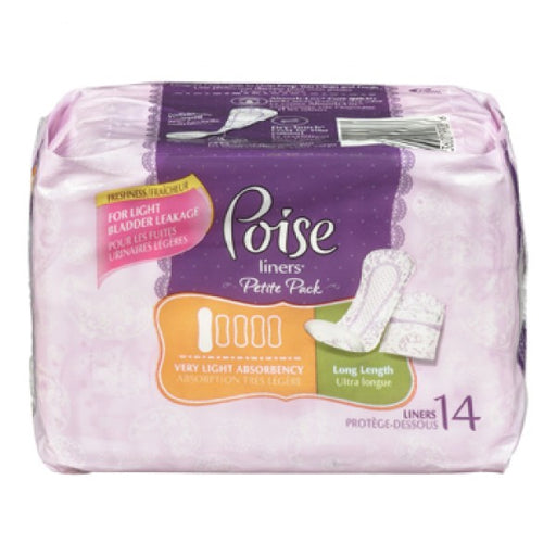 Poise Very Light Absorbency Liners , Long Length