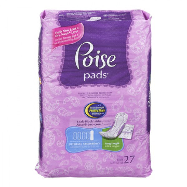 Poise Ultimate Absorbency Pads , Long Length