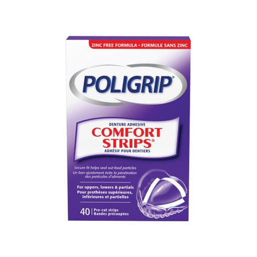 Poligrip Super Comfort Seal Strips