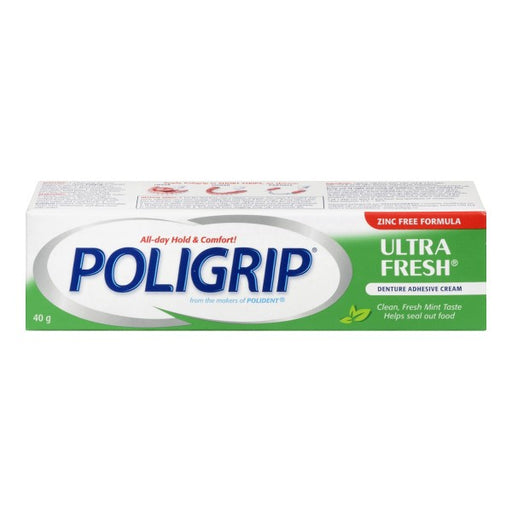 Poligrip Ultra Fresh Denture Adhesive Cream