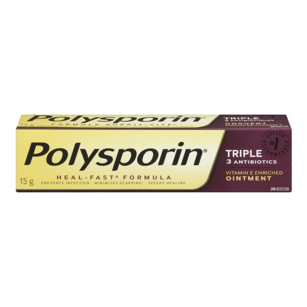 Polysporin Triple Heal-Fast Formula Antibiotic Ointment