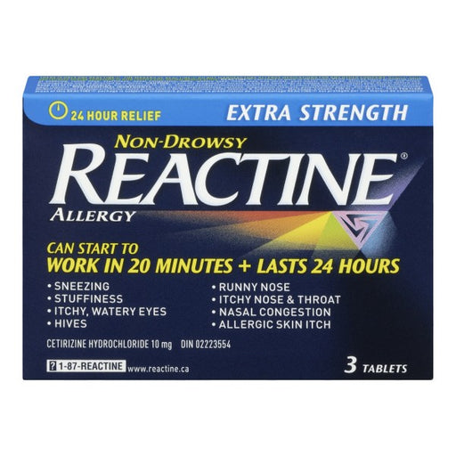 Reactine Allergy Non Drowsy Tablets
