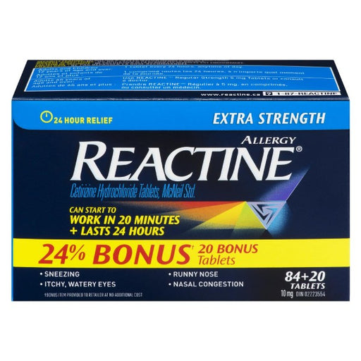 Reactine Extra Strength
