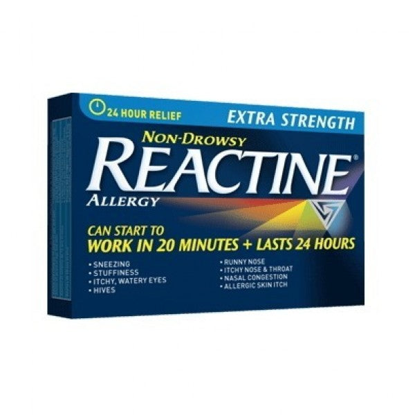 Reactine Extra Strength Allergy Non Drowsy Tablets