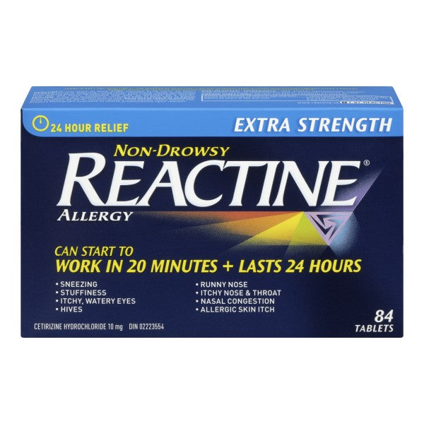 Reactine Extra Strength Allergy Non Drowsy Tablets