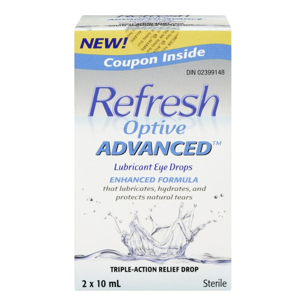 Refresh Optive Advanced Lubricant Eye Drops
