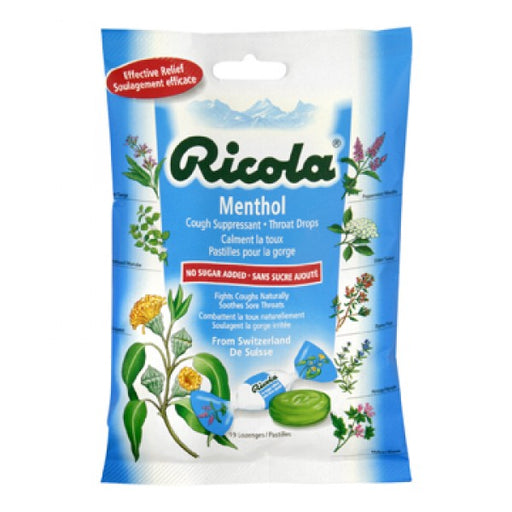 Ricola Sugar Free Menthol Cough Drops